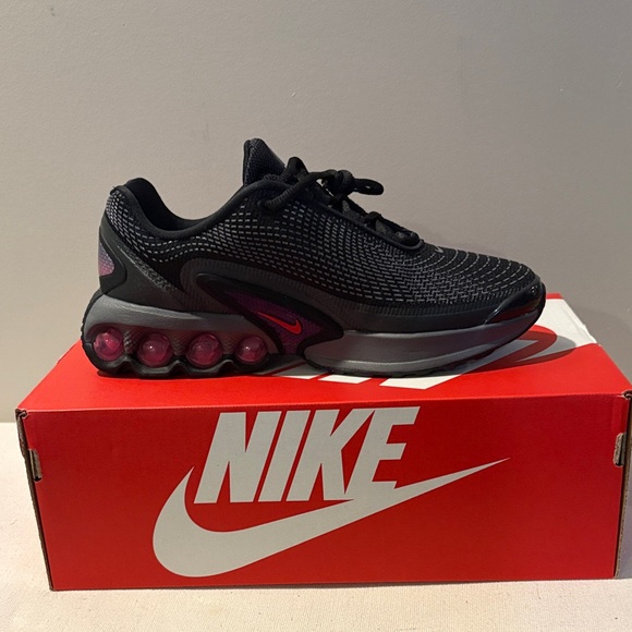 Nike Kids/Womens Black and Pink Air Sneakers - Picture 2 of 5